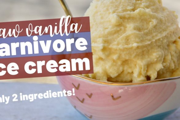 Raw Vanilla Carnivore Ice Cream